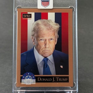 Präsident Donald Trump Custom Trading Card MAGA Republikaner Skybox Retro 90s