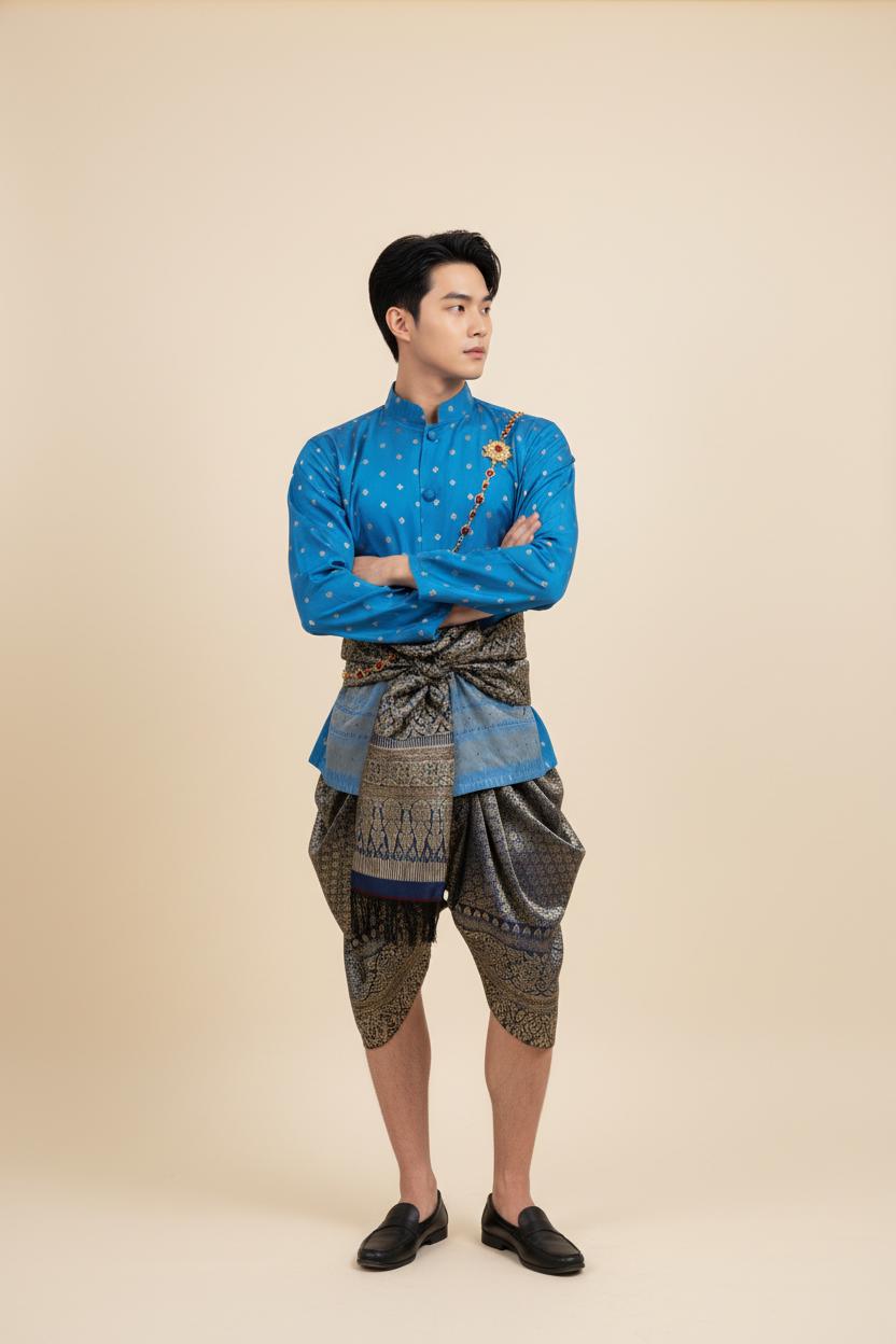 Sinh Pattern Lao-thai Traditional 3 Piece Sinh Pattern Clothing Set, S-XL - Etsy