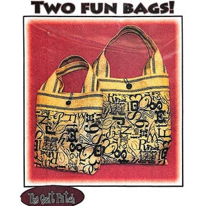 The Quilt Patch Loy and Hilda Tote Bag Sewing Pattern (QP224)