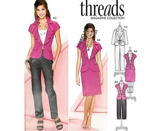 Simplicity 1919: smalle broek, rok, jasje en hemd van juffrouw, naaipatroon maat 8-16