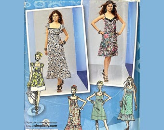 Simplicity 2175 Misses Petite jurkpatroon maat D5 4 6 8 10 12