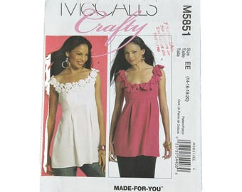 McCall's M5851 Sewing Pattern – Size EE (14-16-18-20)