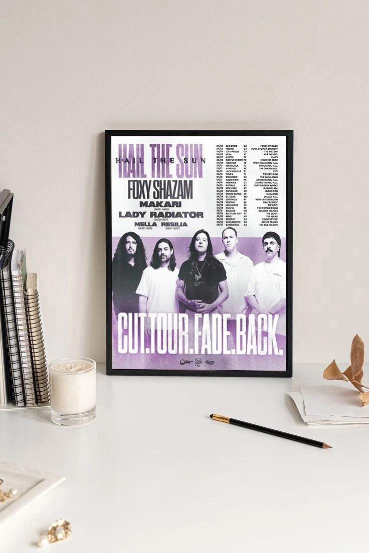 Discover Hail The Sun Tour 2026 Vertical Poster