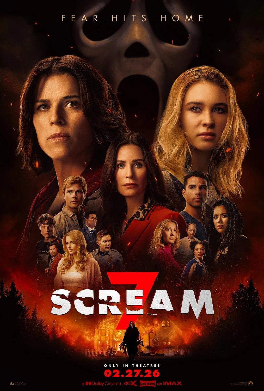 Discover Scream 7 2026 Movie Poster Wall Decor