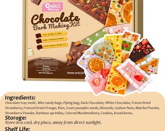 Kit fai da te per realizzare barrette di cioccolato – Guarnizioni e stampi gourmet