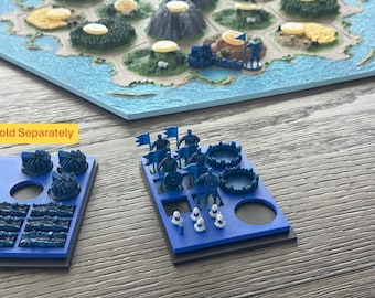 Catan Cities and Knights Piece Holders – 3D Edition (Expansion Only)