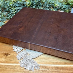 Custom Walnut End Grain Cutting Board: Heirloom Butcher Block