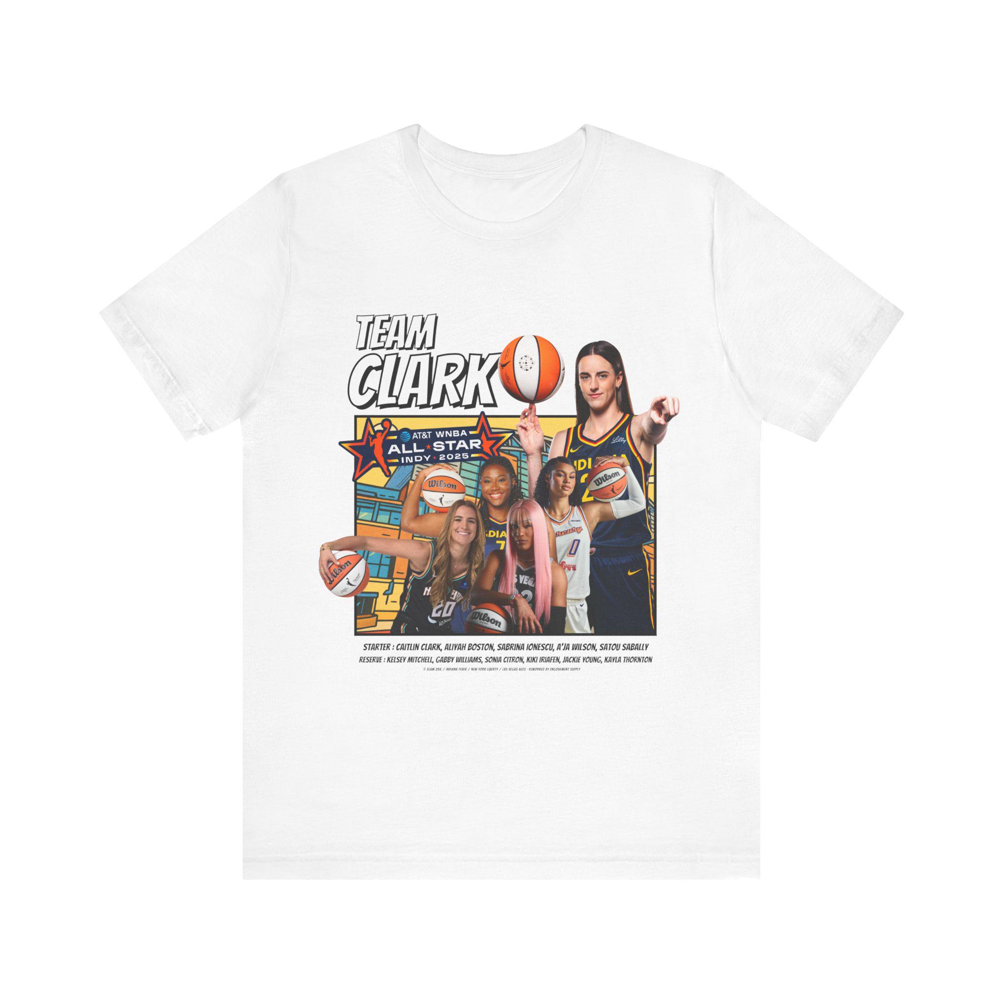 WNBA All-Star 2025 Team Clark - Unisex T-Shirt | Caitlin Clark Merch | Casual Sports Tee | Basketball | Game Day Shirt | WNBA Merchandise