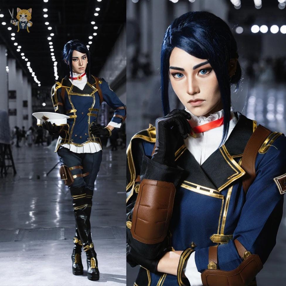 ぬいぐるみ caitlyn League of Legends LOL Arcane Jinx/Vi/Caitlyn Plush Toy 16