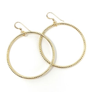 Gold Hoop Earrings . Worn on Firefly Lane