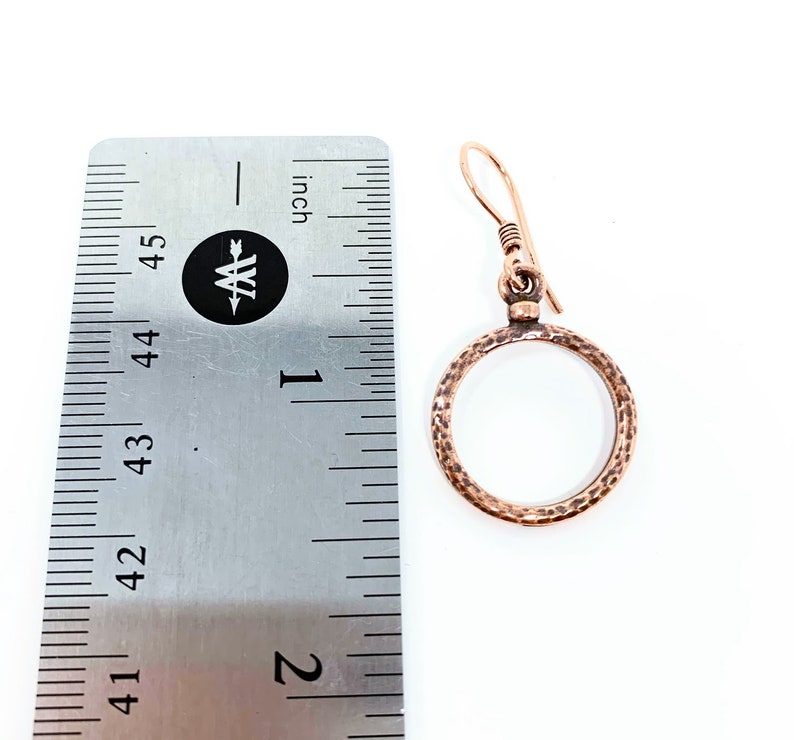 Copper Hoops . Earrings . Worn on Amber Brown and The Gabby Petito Story image 9