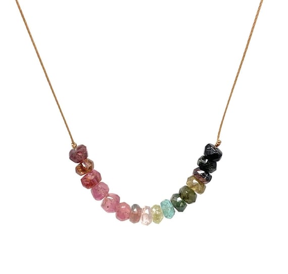 Watermelon Tourmaline Gemstone Bar 