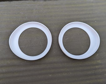 Fursuit Kemono style Eye Blanks and blank Meshes (pair) - 3D Printed - Custom Size - "Deer"