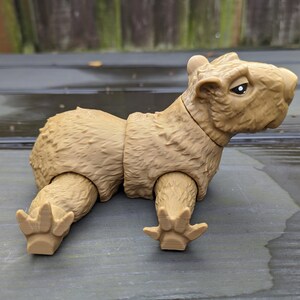Articulated Capybara Flexi 3D Print Toy - Licensed Seller - Etsy Australia