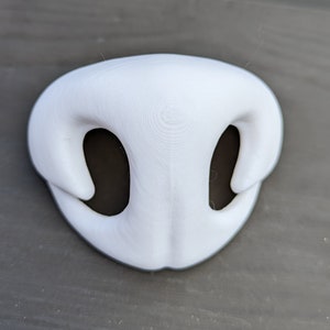 3D Printed Fursuit Nose - Canine Dog or Wolf - Choose Colour - “W”