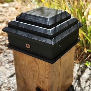 4x4 Plastic Post Cap for 4x4 Wooden Post - Canadian made