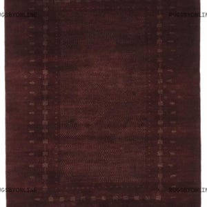 Handloom loribaft Gabbeh Dark Brown Color Wool Rug Handwoven, hand knotted high pile Rug, traditional weave Rug Bohemian Rug Custom Rugs