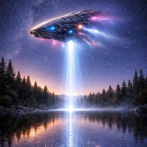 Dolt maskhål | Dold portal där skepp dyker upp från ingenstans | Kosmisk konst