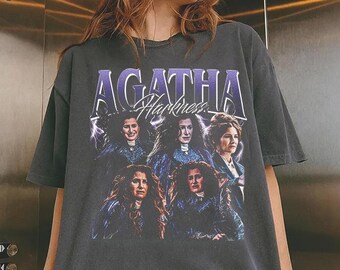 Retro Agatha Harkness T-Shirt, Retro Agatha Harkness Comfort Farben Shirt, Agatha Harkness Retro Grafik-T-Shirt, Agatha Harkness Vintage T-Shirt