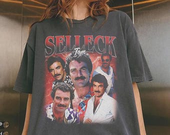 Retro Tom Selleck T-Shirt, Tom Selleck Comfort Colors Shirt, Tom Selleck Retro Graphic Tee, Tom Selleck Movie Vintage T-Shirt