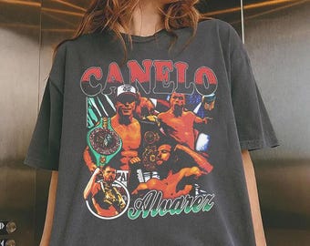 Retro Canelo AlvarezT-Shirt, Canelo Alvarez Comfort Colors Shirt, Canelo Alvarez Retro Graphic Tee, Canelo Alvarez Boxing Vintage T-Shirt