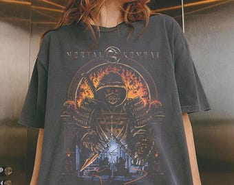 Retro Mortal Kombat T-Shirt, Mortal Kombat Comfort Colors Shirt, Mortal Kombat Retro Graphic Tee, Mortal Kombat Game Vintage T-Shirt