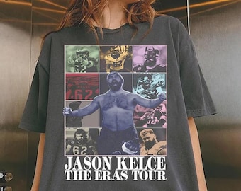 Retro Jason Kelce T-Shirt, Jason Kelce Comfort Farben Shirt, Jason Kelce Retro Grafik-T-Shirt, Jason Kelce Vintage Fussball T-Shirt