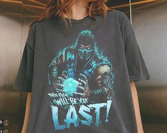 Retro This fight will be your last Shirt, Mortal Kombat Comfort Colors Shirt, Mortal Kombat Retro Graphic Tee, Mortal Kombat Vintage T-Shirt