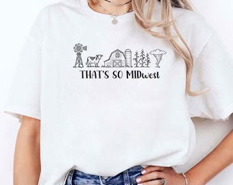 Midwest Meme T-Shirt, Midwestern Shirt, Indiana Minnesota lustiges T-Shirt, So Midwest Grafik T-Shirt, regionales Humor Shirt