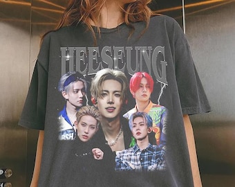 Retro Heeseung Kpop Music T-Shirt, Retro Heeseung Comfort Colors Shirt, Heeseung Kpop Graphic Tee, Heeseung Music Kpop Vintage T-Shirt