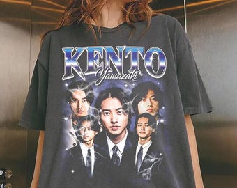 Retro Kento Yamazaki T-Shirt, Kento Yamazaki Comfort Farben Shirt, Kento Yamazaki Retro Grafik-T-Shirt, Kento Yamazaki Vintage T-Shirt