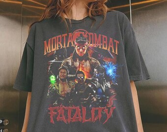 Retro Fatality Mortal Kombat TShirt, Mortal Kombat Comfort Colors Shirt, Mortal Kombat Retro Graphic Tee, Mortal Kombat Game Vintage T-Shirt