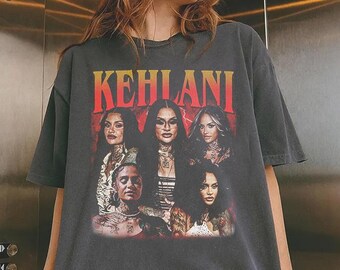 Retro Kehlani T-Shirt, Kehlani Comfort Farben Shirt, Kehlani Retro Grafik T-Shirt, Kehlani Vintage T-Shirt