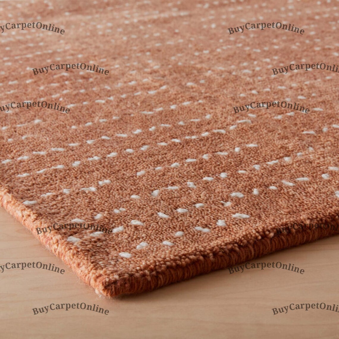 Rust 8x10 Rug Atashi Rust 8x10 Hand Knotted Area Rug Woolen for Living Room Rug ...