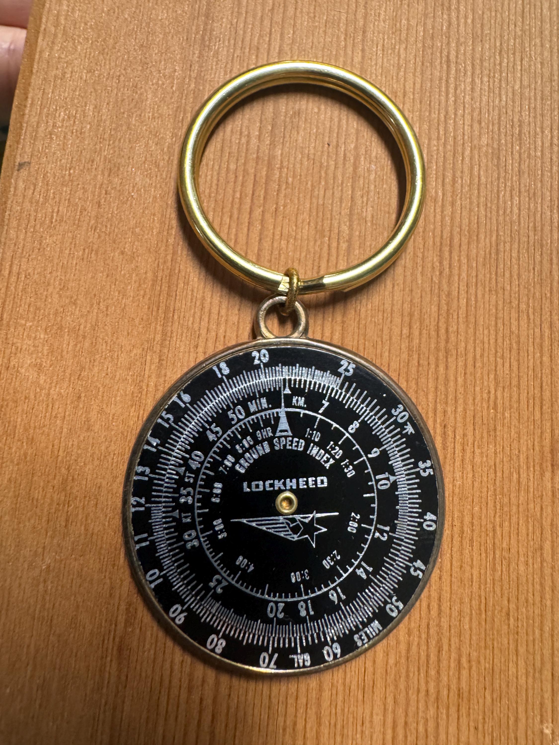 Vintage RARE 1950s-60s Lockheed Martin Aerospace Keychain Token ...