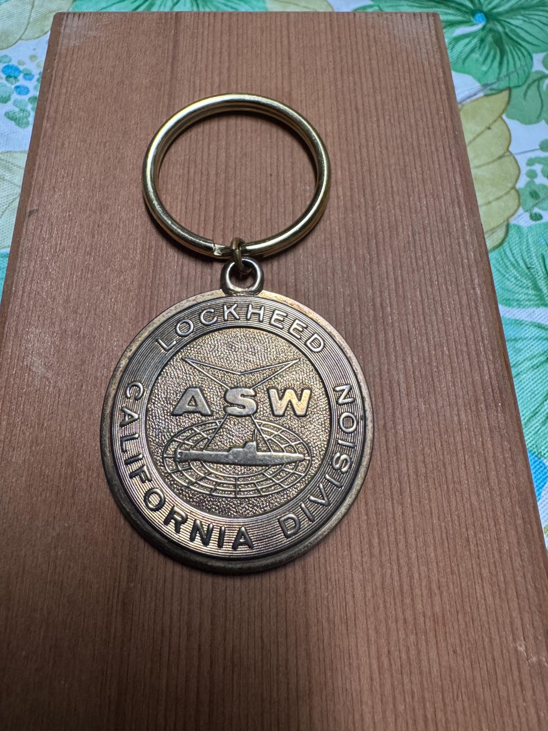 Vintage RARE 1950s-60s Lockheed Martin Aerospace Keychain Token ...