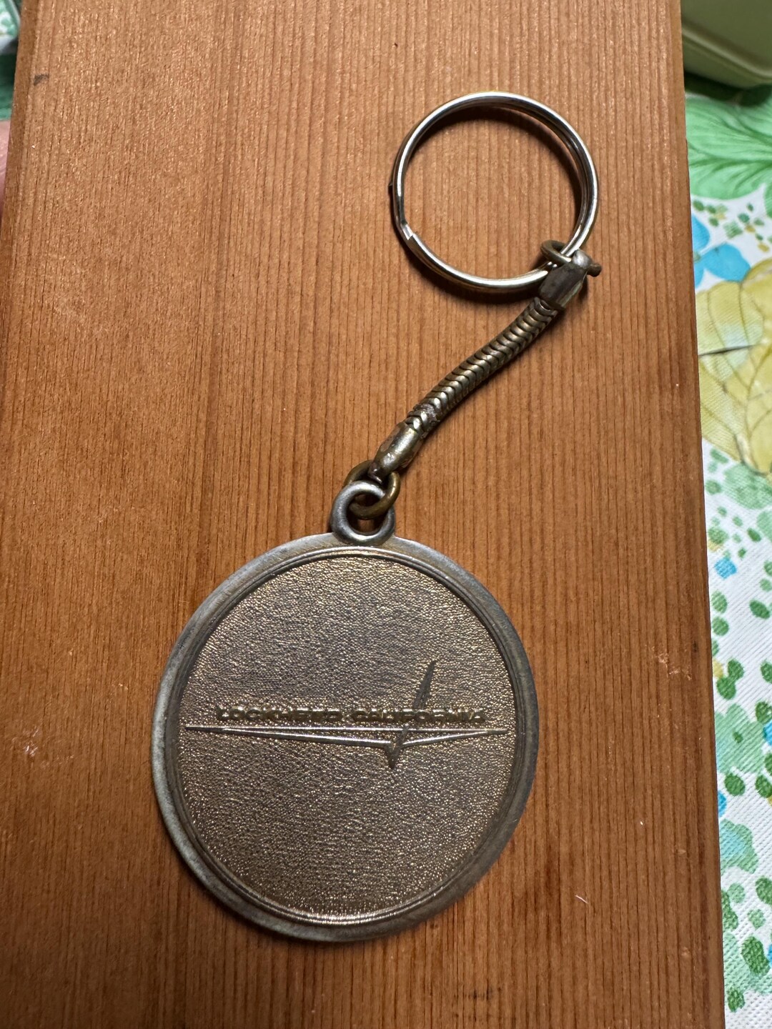 Vintage RARE 1950s-60s Lockheed Martin Aerospace Keychain Token ...