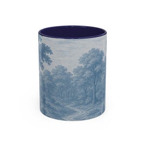 Toile de Jouy Coffee Mug: Elegant Art Decor - Gift for Dance Lovers