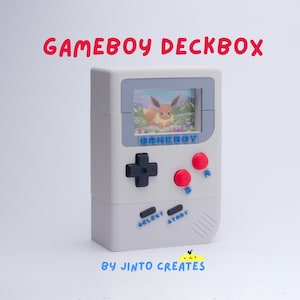 Gameboy | Pokémon TCG Deck Box - Detachable dice box & fidget buttons
