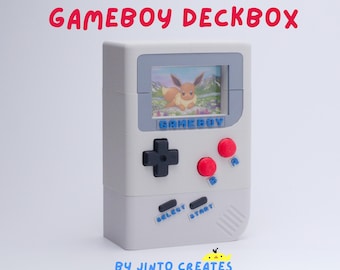 Gameboy | Pokémon TCG Deck Box - Detachable dice box & fidget buttons