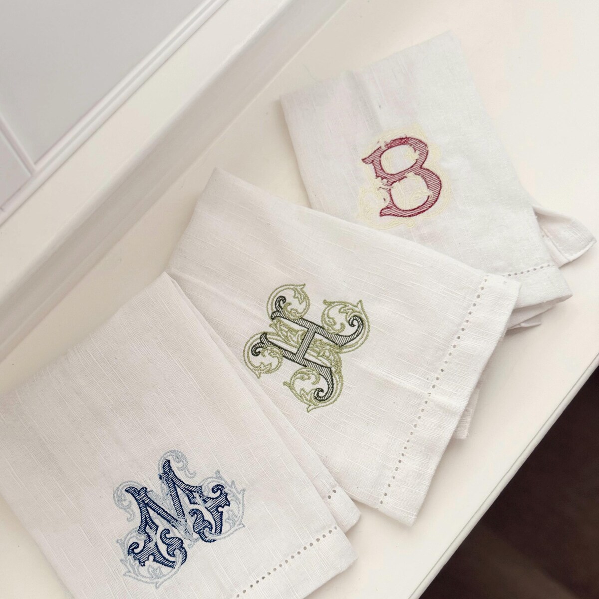 Custom Monogram Tea Towel - Etsy