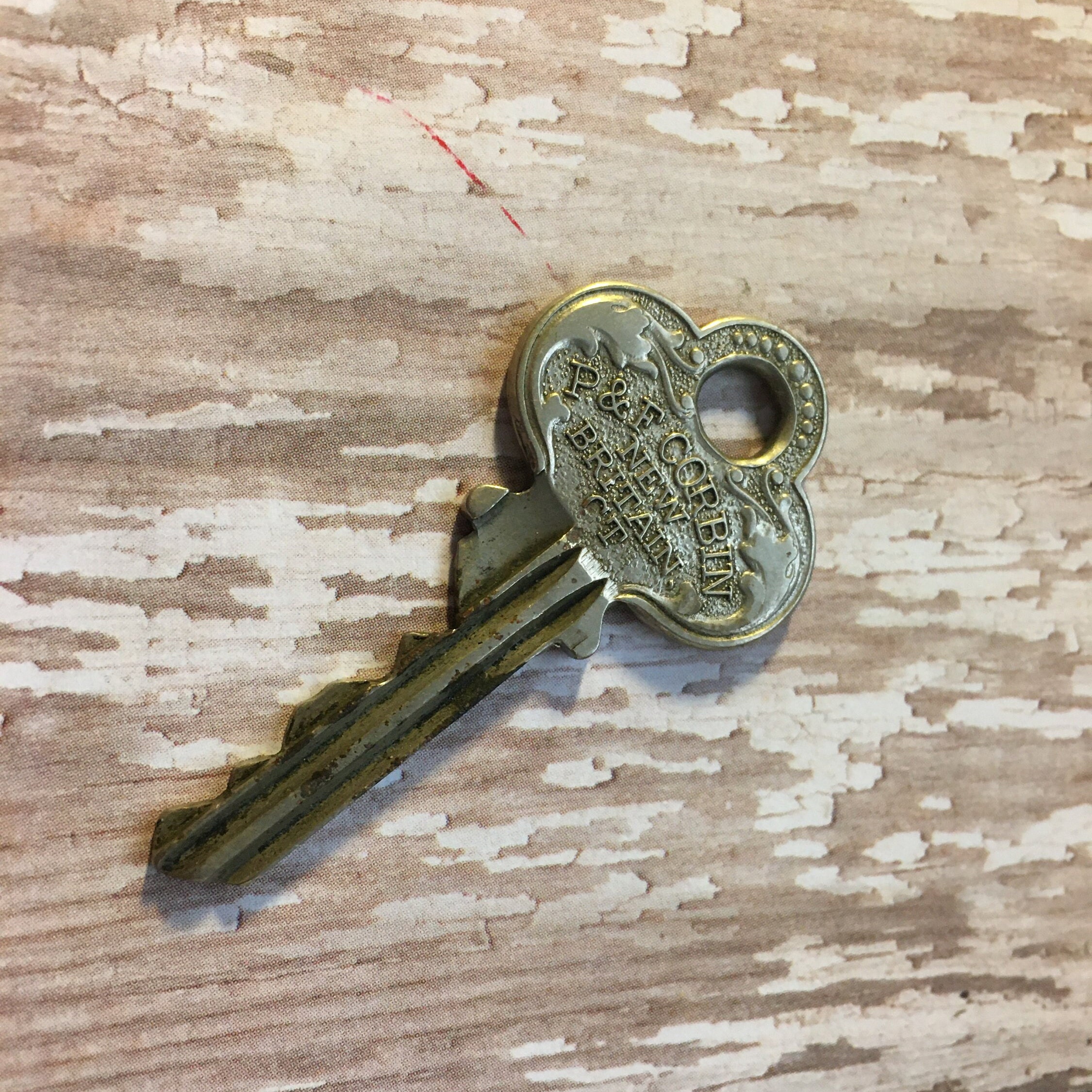 Collectible 1930s Antique Gift Corbin Key. Nickel Plated - Etsy