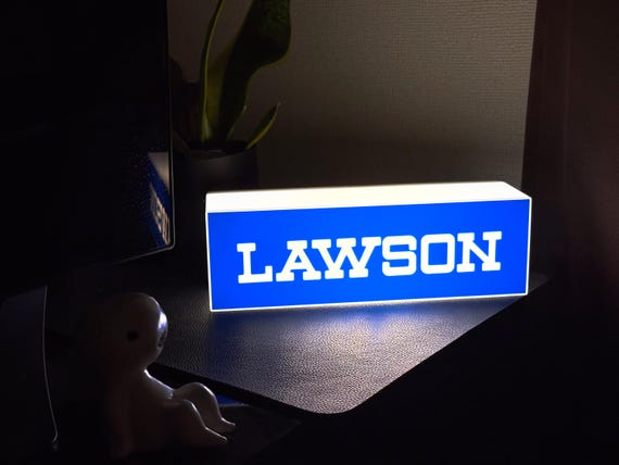 Lawson Lightbox | Retro Japanese LED Sign | USB Rechargeable