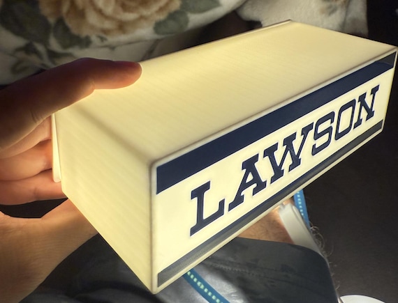 Lawson Lightbox | Retro Japanese LED Sign | USB Rechargeable Night