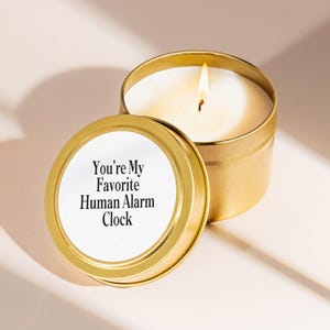 New Parent Candle Funny Human Alarm Clock Gift for Mom Dad Small Baby Shower Present for Sleepless First Time Parent Gift Box N1553
