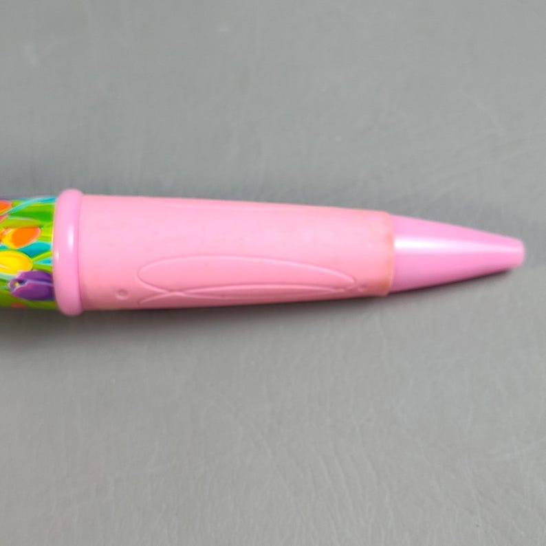 Vtg Lisa Frank Nalani Jumbo Easter Pen 11" Hawaiian Fairy Girl Egg Basket Chicks image 9