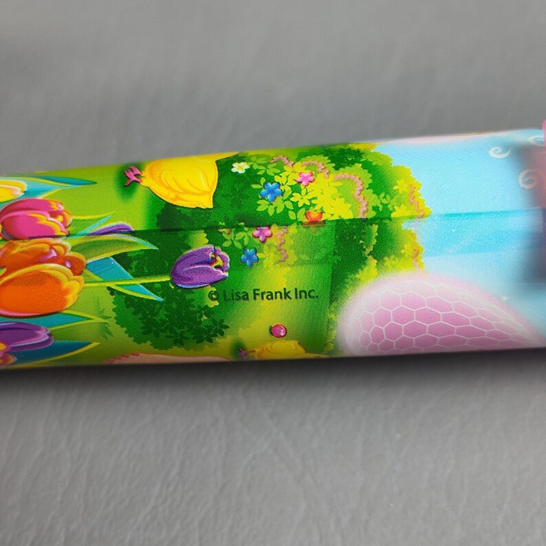 Vtg Lisa Frank Nalani Jumbo Easter Pen 11" Hawaiian Fairy Girl Egg Basket Chicks image 13