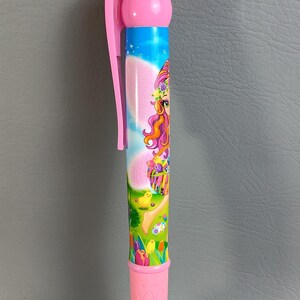 Vtg Lisa Frank Nalani Jumbo Easter Pen 11" Hawaiian Fairy Girl Egg Basket Chicks image 5