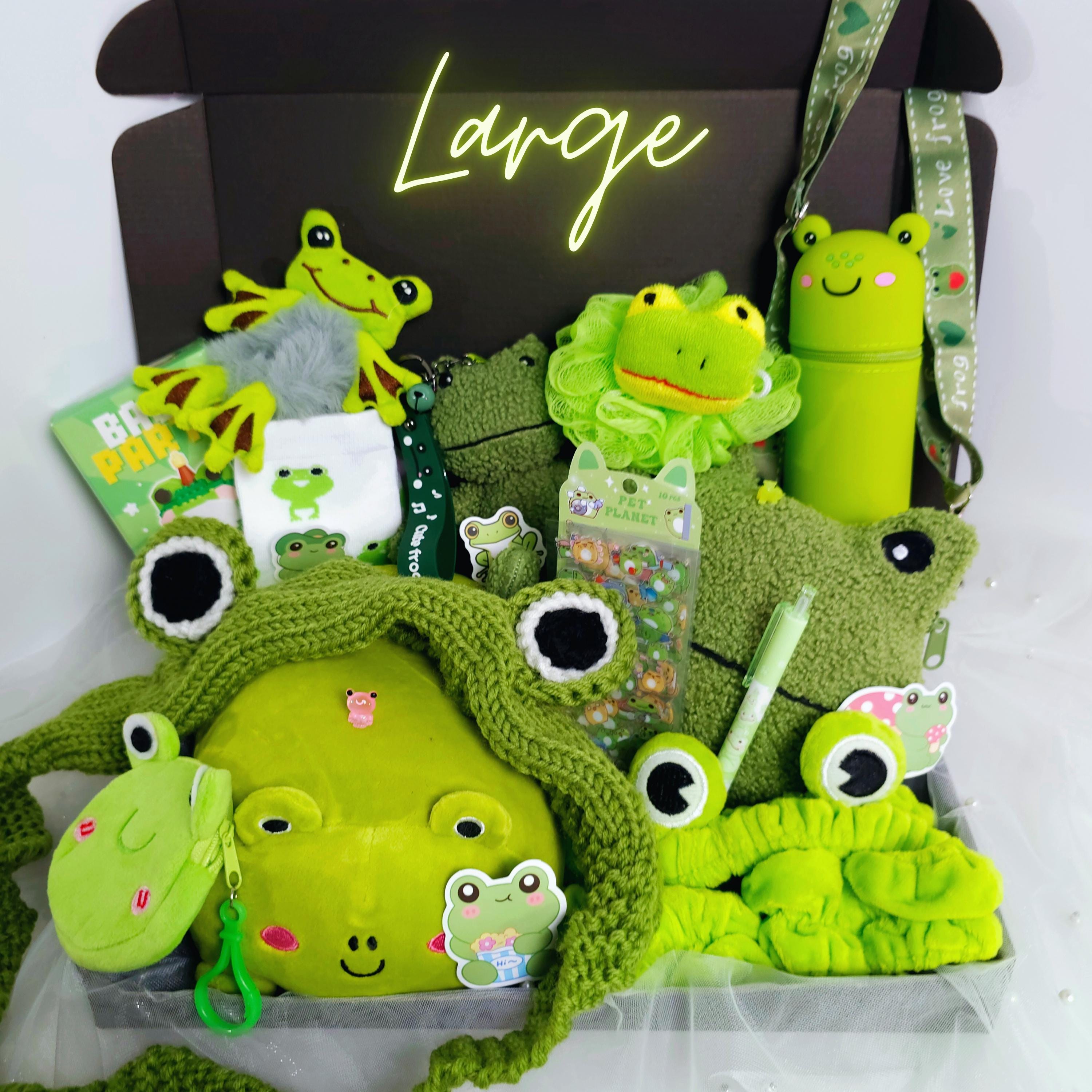 Frog Box Set Frog Personalized Mystery Gift Box, Adorable Green Animal Plushies ...