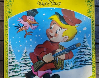 Les Plus Beaux CONTES de Walt Disney Vintage Book - Hachette - 1975 - Vintage French - Le petit vilain canard - Pierre et le loup